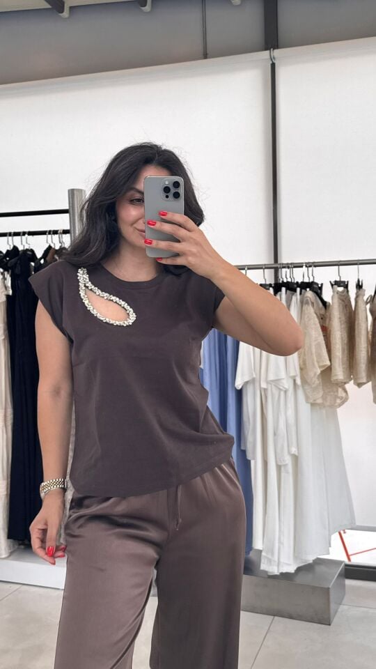 T-SHIRT VATKALI DAMLA TAŞLI B.E.Y.M.E.N.