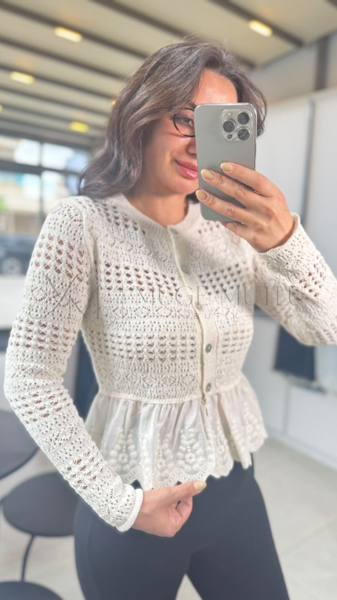 YKP3502 ROMANTİK ÖRGÜ HIRKA