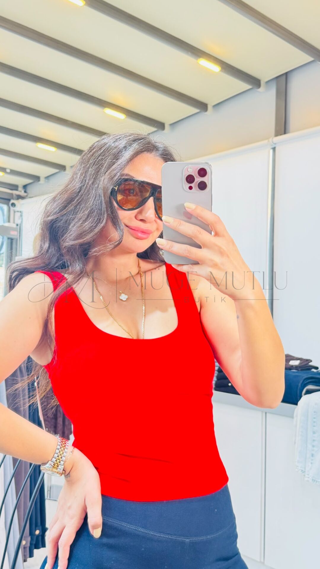 BRA-FREE ATLET KIRMIZI - S